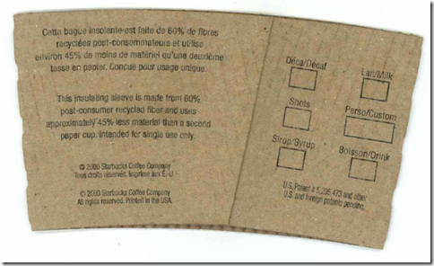Cette bague insolente est faite de 60% de fibres recycl&eacute;es...
