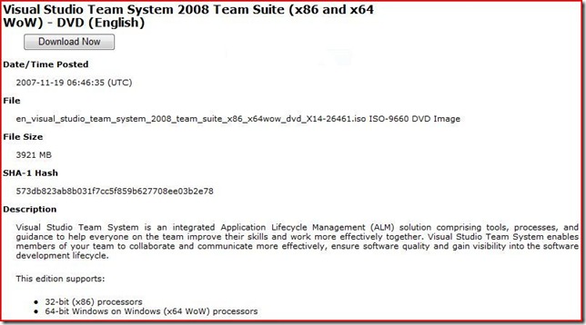 vsts2008
